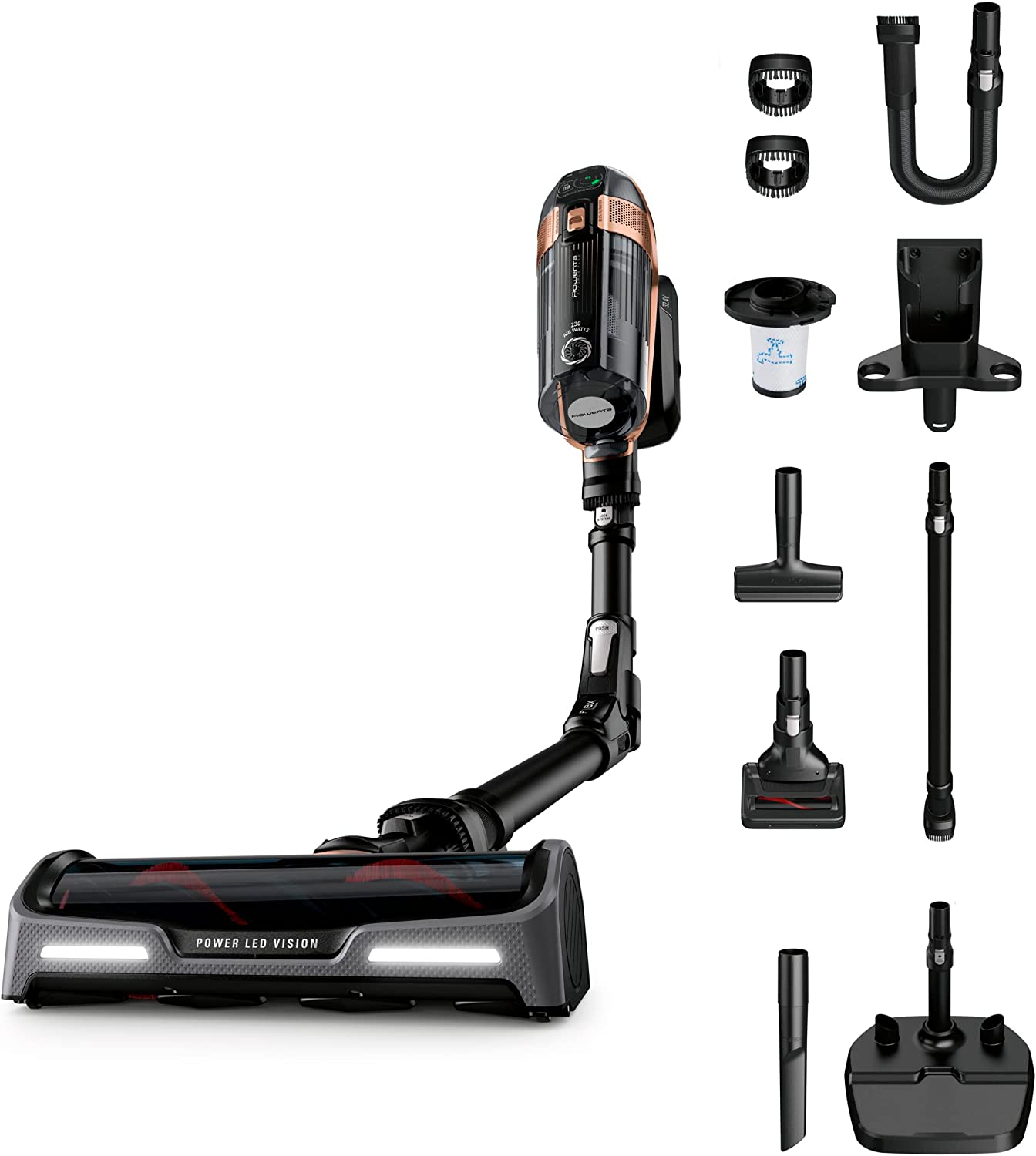 Rowenta XForce Flex 15.60 vs Dyson V15 Detect