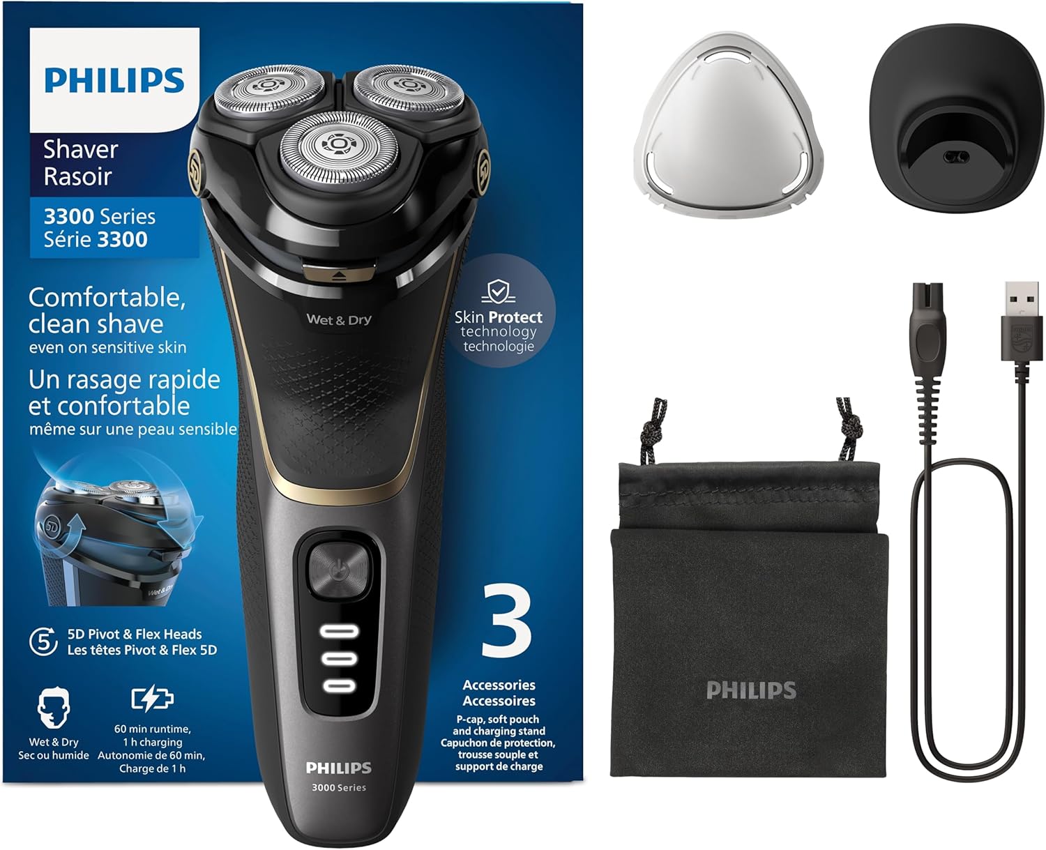 Philips Shaver 3000 vs Philips Shaver 5000 vs Philips Shaver 7000 vs Philips Shaver 9000